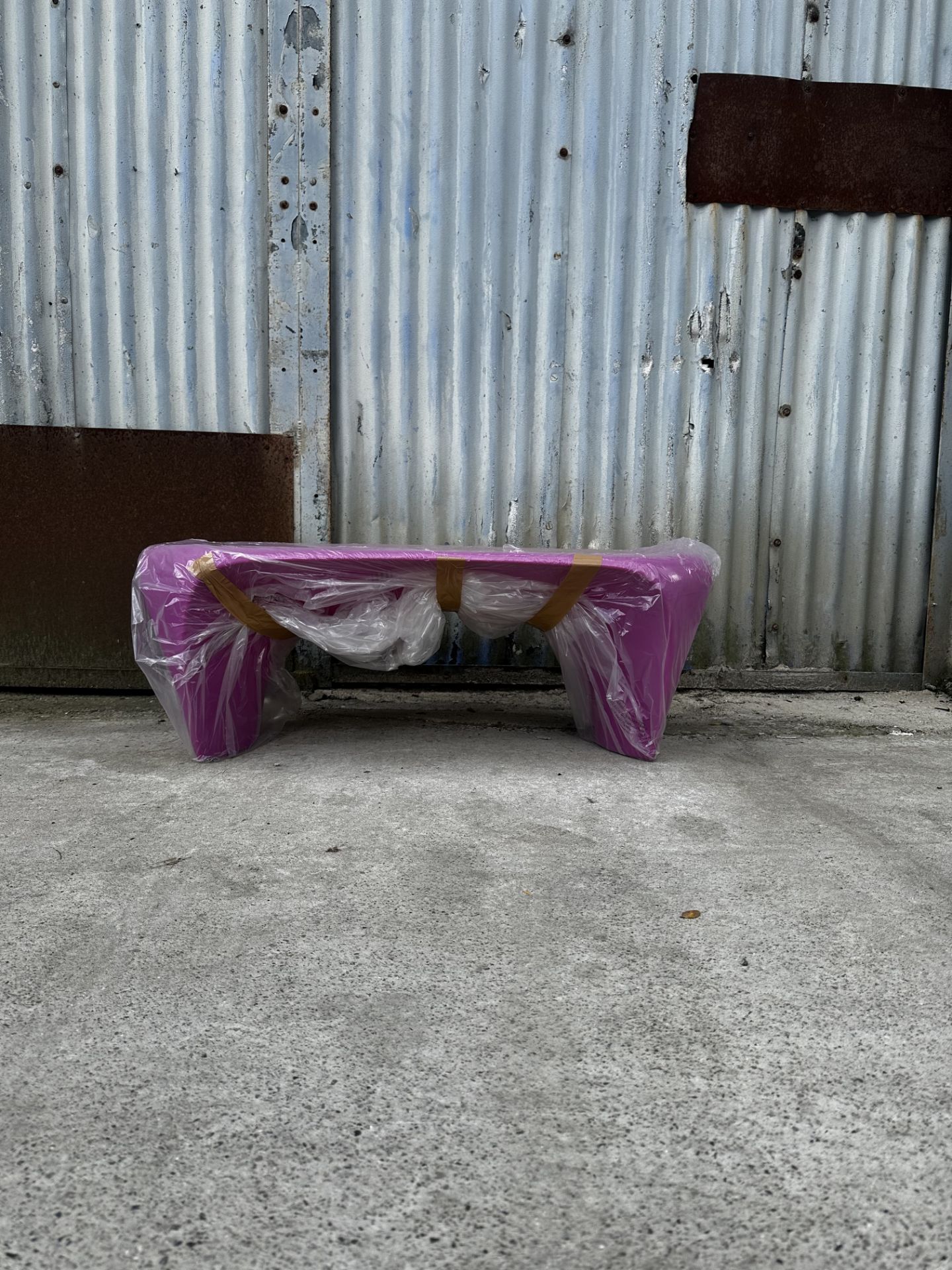 Lily Coffee Table Plastic Material Purple Coffee Table - Matt - MyYour - Used - Approx. RRP £350 - Image 2 of 3