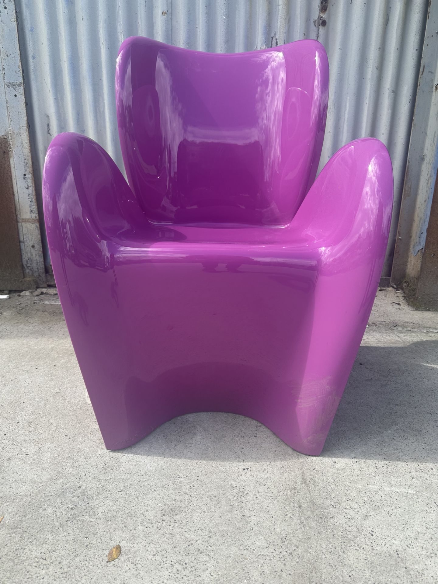 Lily Small Armchair Material Plastic - MyYour Purple - Used - Approx. RRP £350 - Bild 2 aus 4