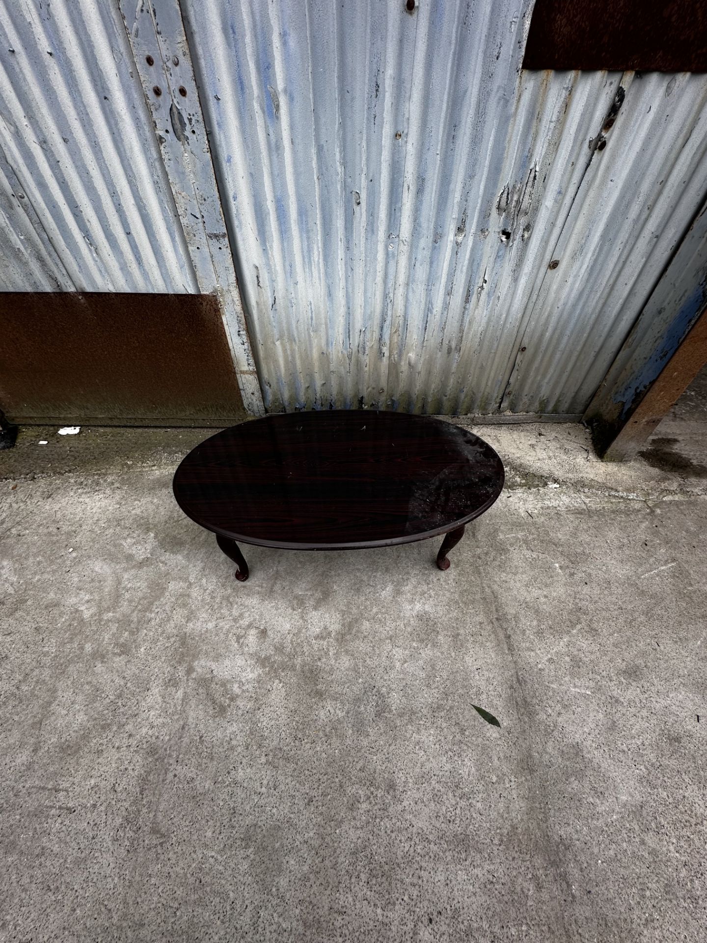 Small Varnished Wooden Side Table Sourced From A Luxury House Clearance - Image 2 of 2