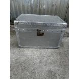 Retro Decorative Metal Trunk/Flight Case - Approx. RRP £100