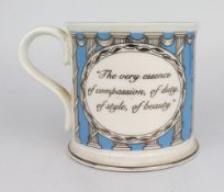 Althorp Porcelain Tankard Quotation Charles 9th Earl Spencer