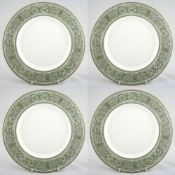Set of 4 Royal Doulton English Renaissance 8 inch Breakfast Plates