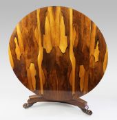 Fine William IV Sabina Wood Centre Table c.1830