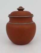 Lidded Terracotta Jar