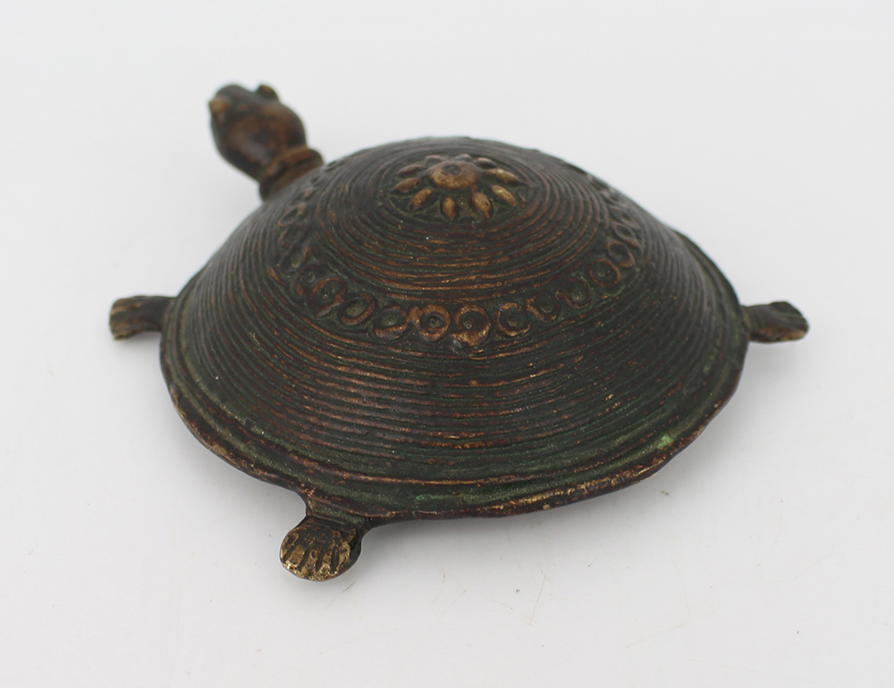 Antique Japanese Bronze Turtle - Image 3 of 5
