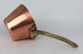 Small Deep Copper Saucepan