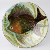 Vintage Spanish Puigdemont Fish Plate