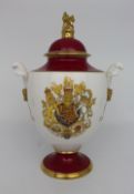 Royal Worcester Royal Marriage Vase