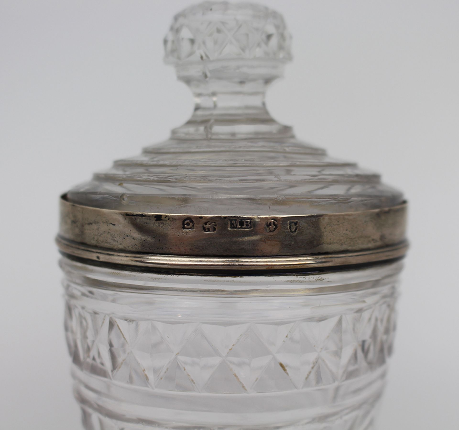 Regency Rock Crystal Silver Mounted Jar & Cover By Matthew Boulton - Image 3 of 5