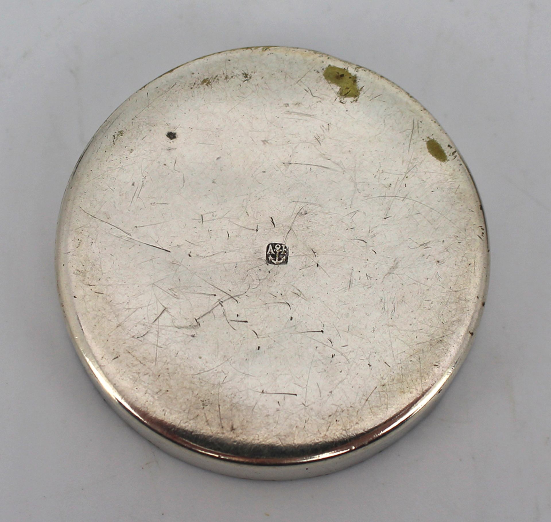 Art Nouveau Silver Plated Pill Box By Armand Frenais French c.1900 - Image 6 of 6