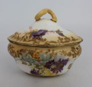 Small Royal Doulton Lidded Bowl c.1900