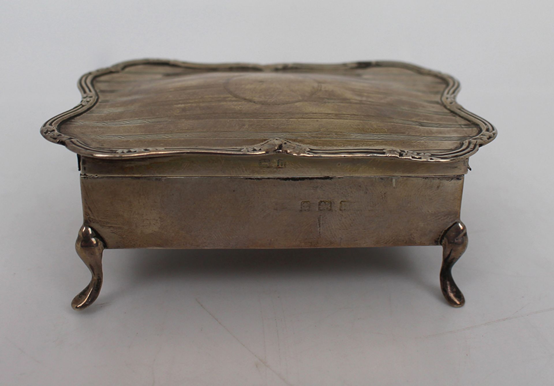 Solid Silver Pin Cushion Box Birmingham 1912 - Image 6 of 6