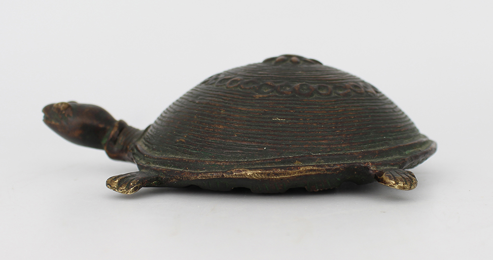 Antique Japanese Bronze Turtle - Image 2 of 5