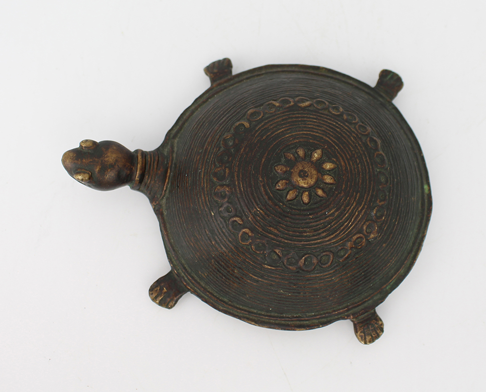 Antique Japanese Bronze Turtle - Image 4 of 5