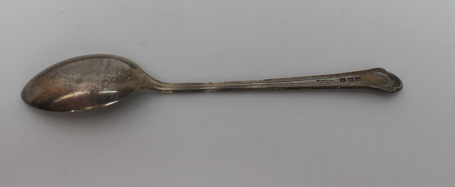 Cased Set of 6 Solid Silver Tea Spoons Chester 1941 - Image 3 of 5