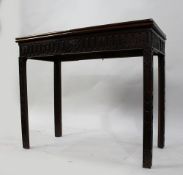 Antique 19th c. Mahogany Games Table