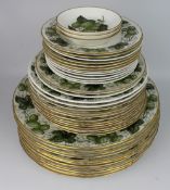 Collection of Royal Worcester Hop Mathon Plates