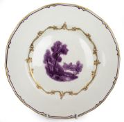 Royal Worcester The Chamberlain Cabinet Plate 1950