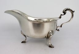 Solid Silver Sauce Boat Birmingham 1944