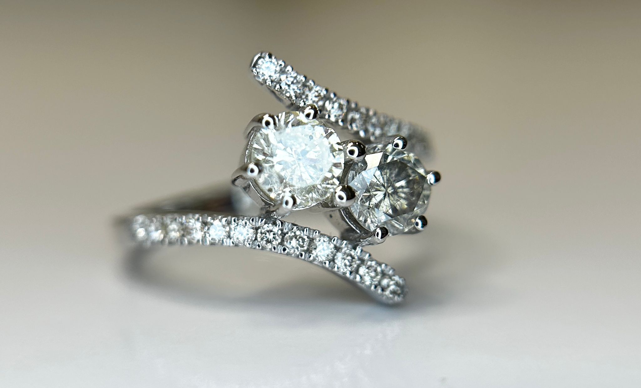 Beautiful Natural 1.15 Carat Diamond Ring With 18k White Gold - Image 2 of 7