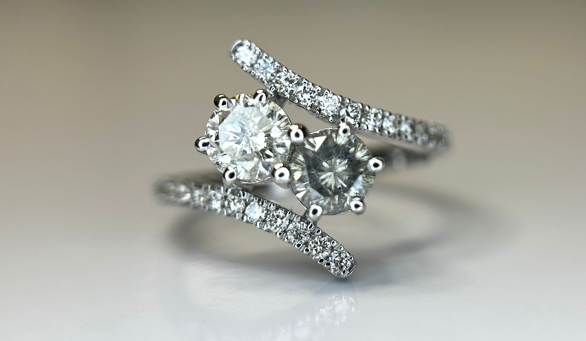 Beautiful Natural 1.15 Carat Diamond Ring With 18k White Gold - Image 3 of 7