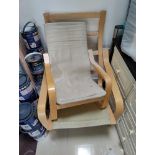 Ikea Relax Chair Frames 1 x Adult and 1 x Child With 2 Adult Cushions