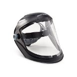 Jackson Safety, Black 14200 Maxview Premium Full Face Shield/Face Guard Clear Tint, Visor Face Pro..