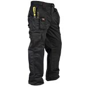 Lee Cooper Workwear Men's Multi Pocket Easy Care Heavy Duty Knee Pad Pockets Safety Work Cargo Tro..