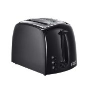 Russell Hobbs Textures 2 Slice Toaster (Extra Wide Slots, 6 Browning Levels, Frozen, Cancel & Reh...