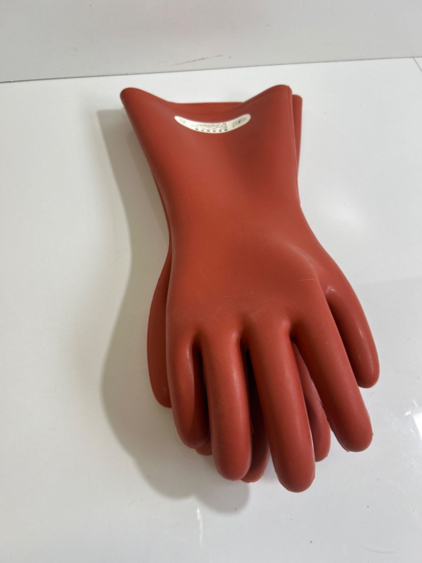 Electrical Insulated Rubber Gloves Electrician 12Kv High Voltage Safety Protective Work Gloves In... - Image 3 of 3