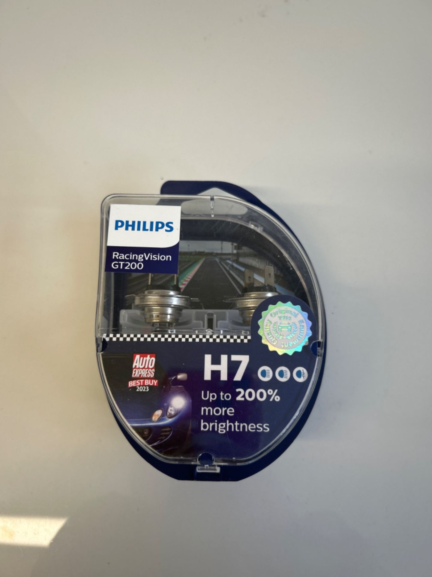 Philips Racing Vision GT200 H7 Headlight Bulb +200%, Double Set, - Image 2 of 2