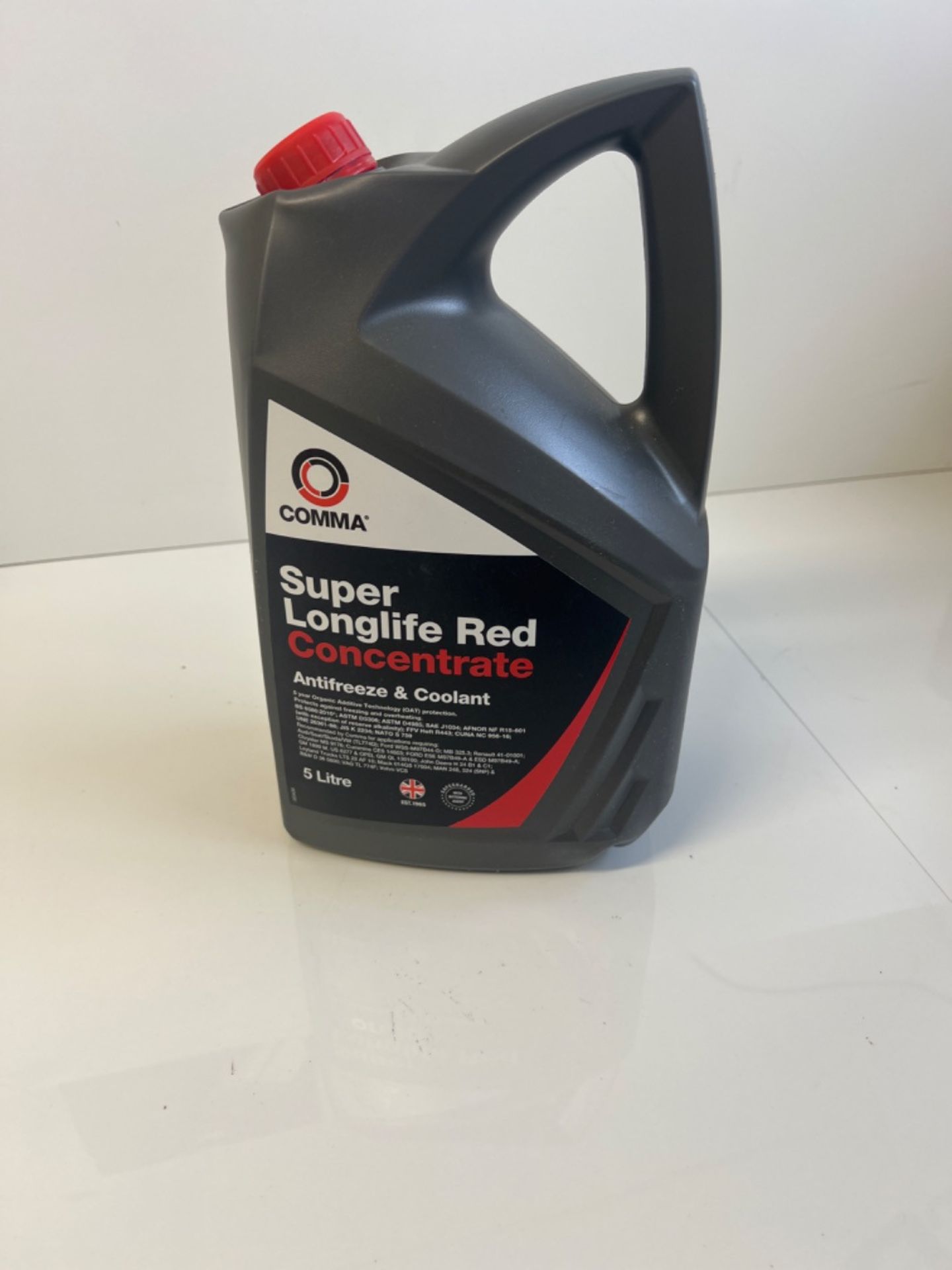 Comma SLA5L Super Red Antifreeze and Coolant Concentrated, 5 Litre