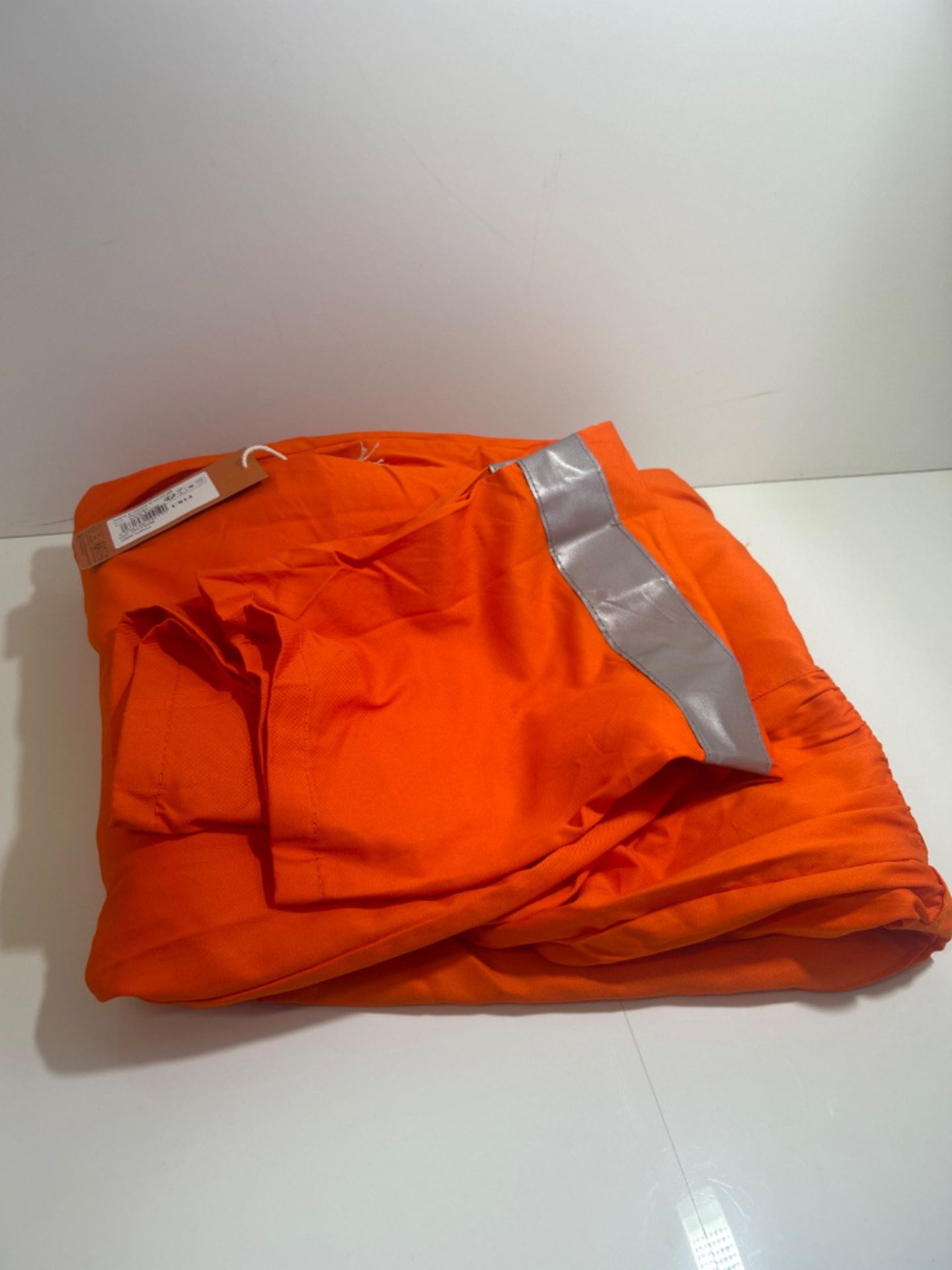 Portwest C814 Iona Lightweight Reflective Cotton Coverall Orange, 3X-Large - Image 3 of 3