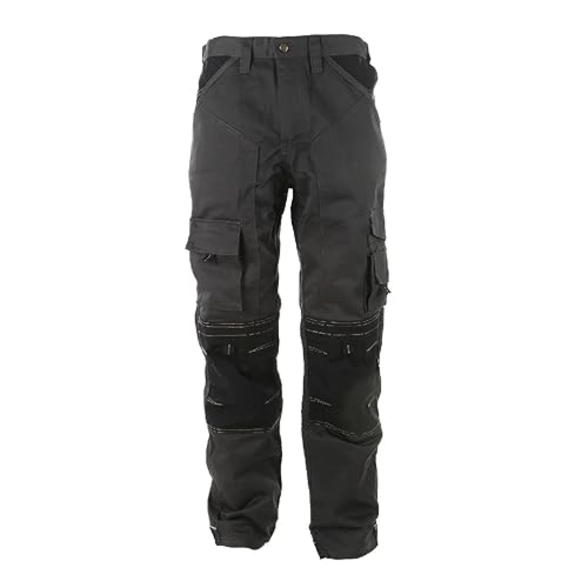 Apache Workwear Men's Site Trousers | Apkht Polycotton Holster Trouser | Grey/Black 38W X 31L | C...