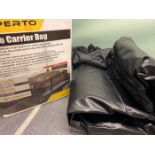 Auperto Waterproof Car Top Carrier- Roof Cargo Bag Box Easy To Install Soft Rooftop Luggage Carri...