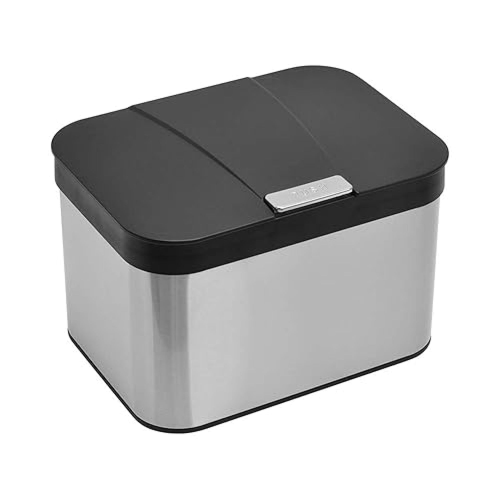 Ibergrif - Kitchen Food Waste Caddy, Countertop Bin, Bathroom Bins With Lids - 4.3 Litres (25 X 18,.