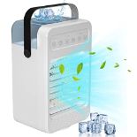Portable Air Conditioner 600Ml Mini Mobile Air Conditioner Evaporative Air Cooler 70° Oscillat...