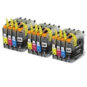 Go Inks® 3 Set of 4 Ink Cartridges To Replace Brother LC123 Compatible/Non-Oem For Brother DCP A...