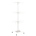 BestAlice Jewellery Rack, 3 Tier Rotating Jewellery Display Holder, Necklace Holder Rack Fashion Cou