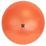 Cando Exercise Ball, Non-Slip, Inflatable, Orange, 120cm