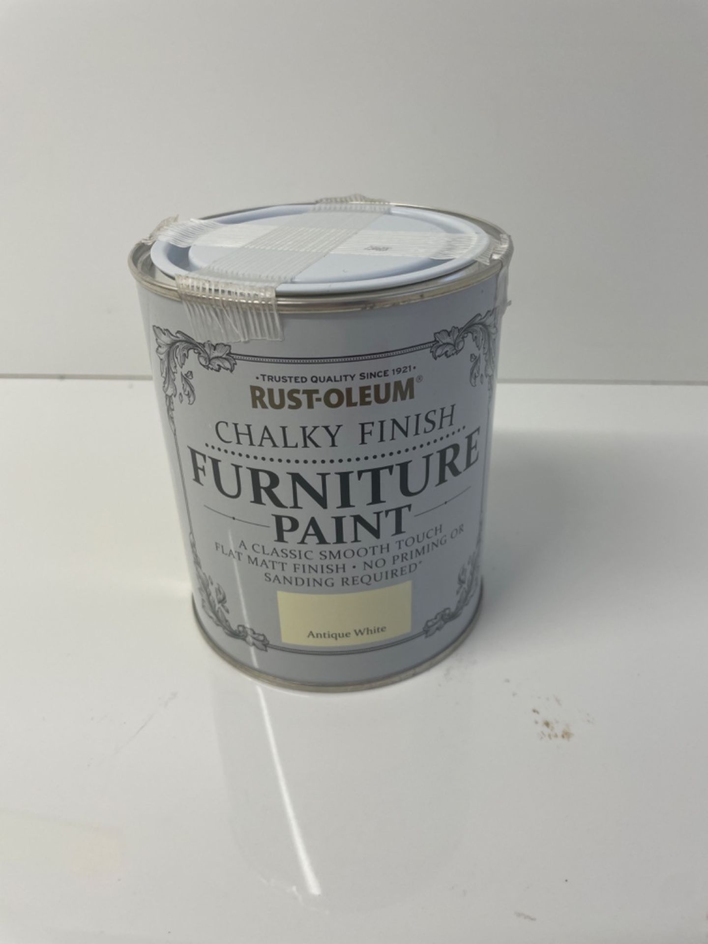 Rust-Oleum Amz0012 Chalky Finish Furniture Paint - Antique White - 750Ml - Image 3 of 3