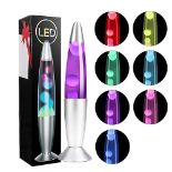 Gmypic Lave Lamps 7 Colour Changing 13.5'' Motion Lamp For Kids Adults Sensory Home Bedroom Offic...
