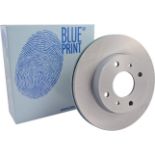 Blue Print ADN14341 Brake Disc Set (2 Brake Disc) Front, Internally Ventilated, No. of Holes 4