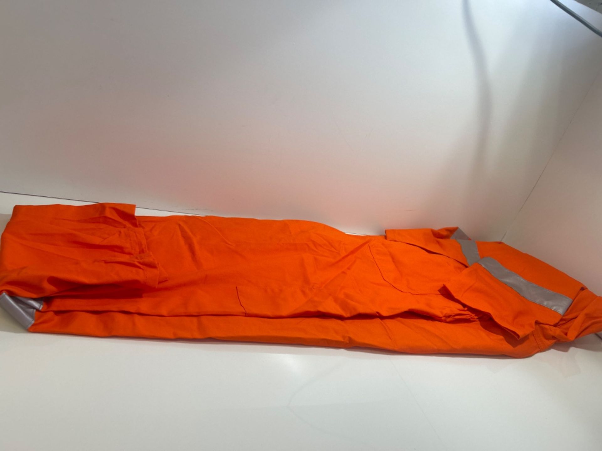 Portwest C814 Iona Lightweight Reflective Cotton Coverall Orange, 3X-Large - Image 2 of 3