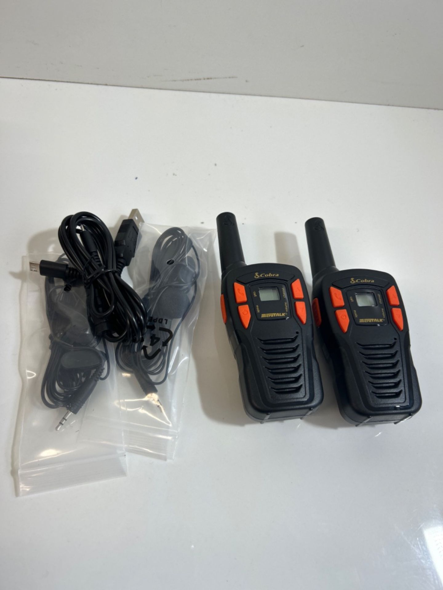 Cobra AM245 BBX Walkie Talkie - Weather Resistant With GA-EBM2 Earbud Microphone and Rechargeable... - Image 3 of 3