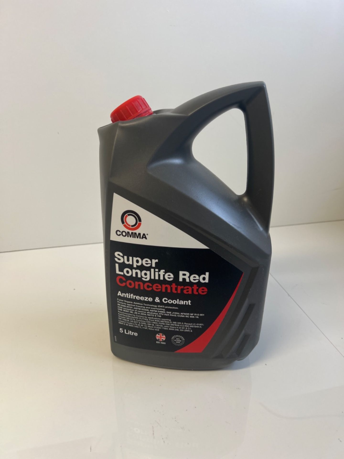 Comma SLA5L Super Red Antifreeze and Coolant Concentrated, 5 Litre - Image 2 of 2