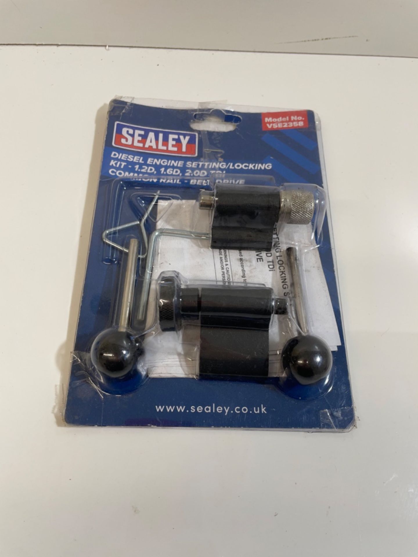 Sealey VSE2358 Diesel Engine Setting/Locking Kit Belt Drive - Image 2 of 2