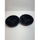 Activated Carbon Filter (x2) Suitable for Various Cooker Hoods by Respecta, Bomann, PKM