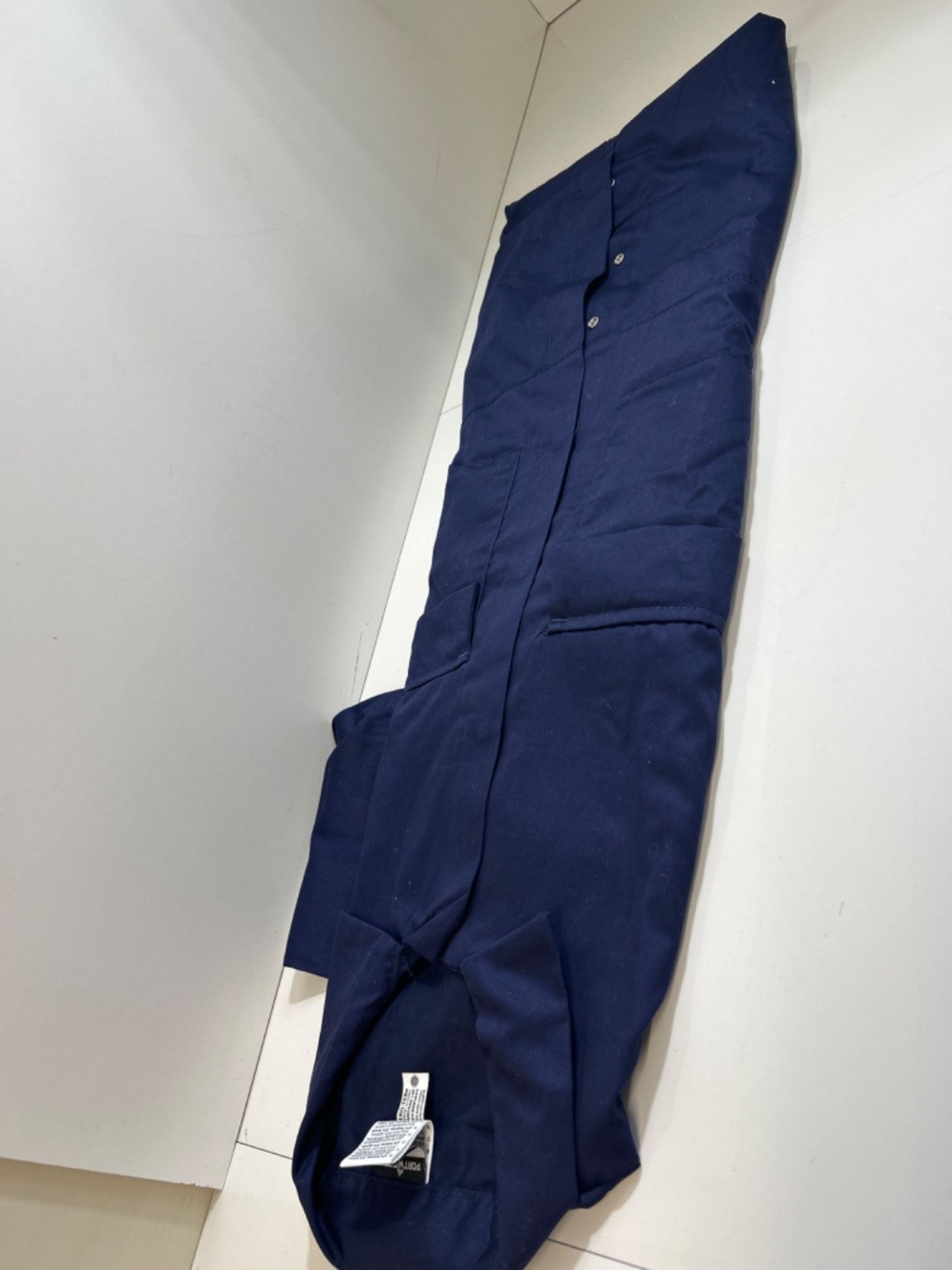 Portwest S999 Men's Euro Workwear Polycotton Coverall Boiler Suit Overalls Navy, M - Image 2 of 3