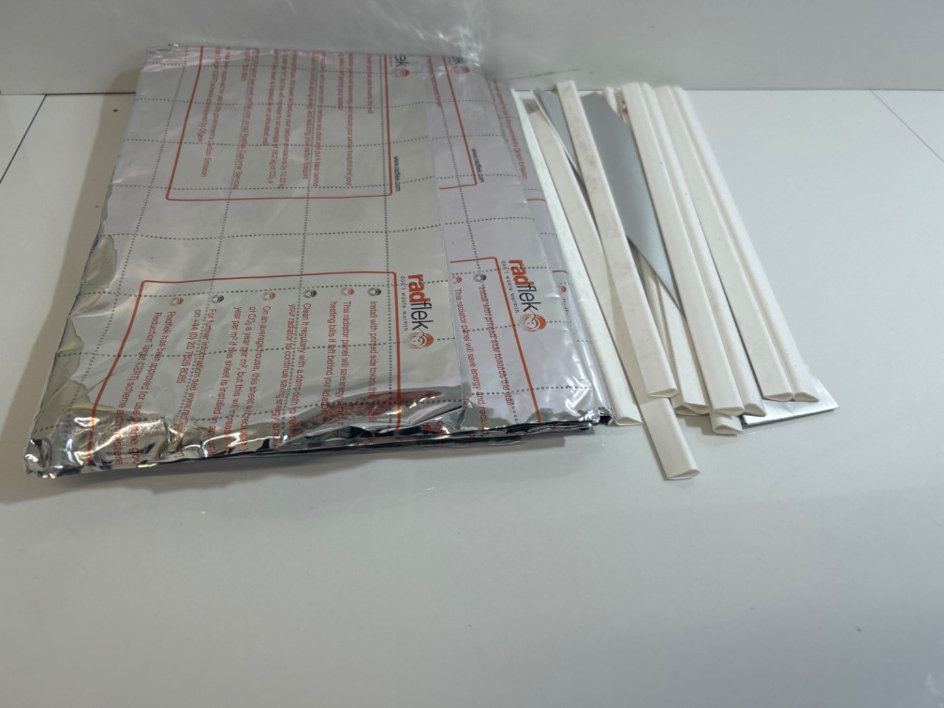 Radflek 3-Pack Insulation, Silver, 3 Sheets - Image 3 of 3